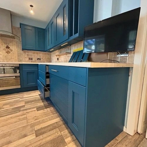 Фото цвета RAL Classic RAL 5009 Лазурно-синий