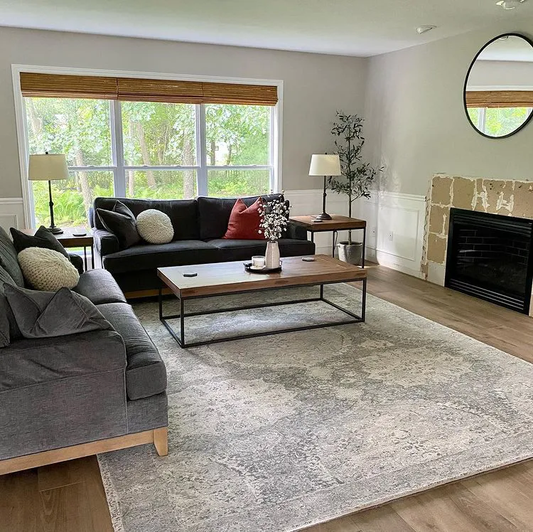 Sherwin Williams SW 7029 Agreeable Gray в интерьере фото