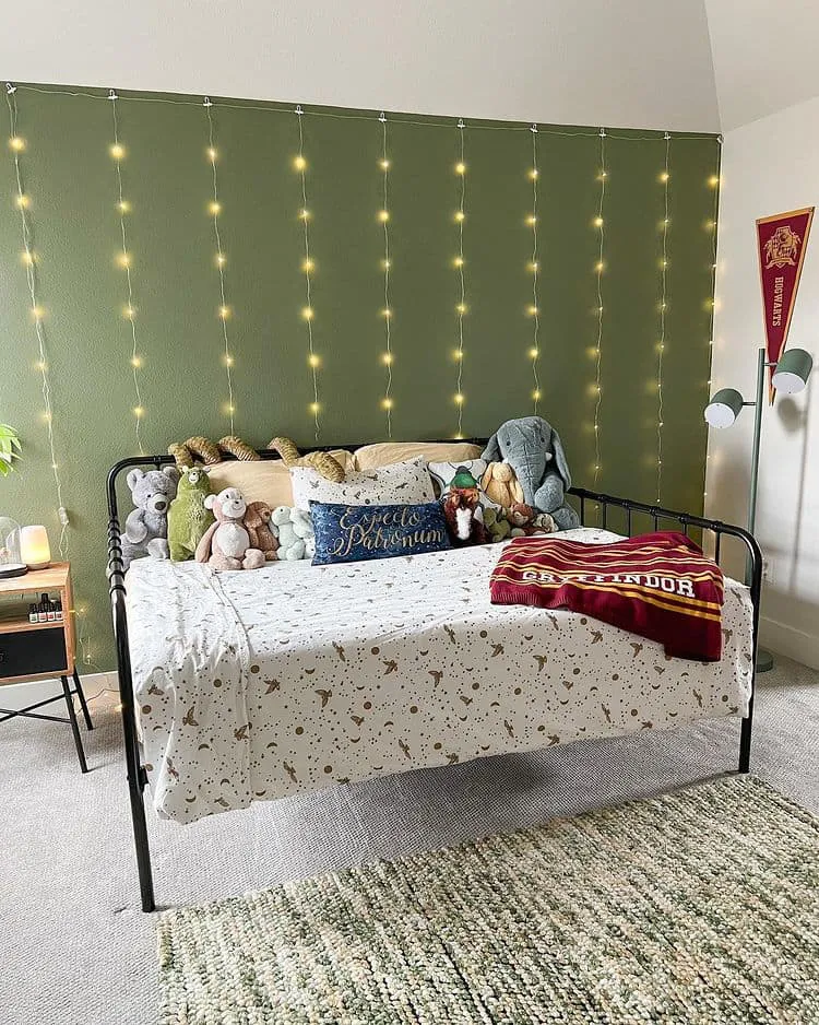 Sherwin Williams SW 6179 Artichoke в интерьере фото