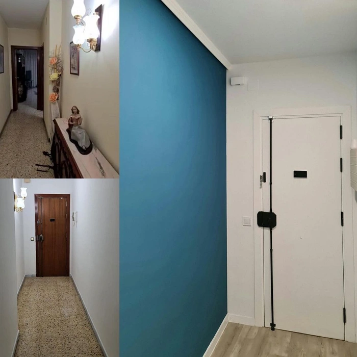 RAL Classic RAL 5009 фото в интерьере