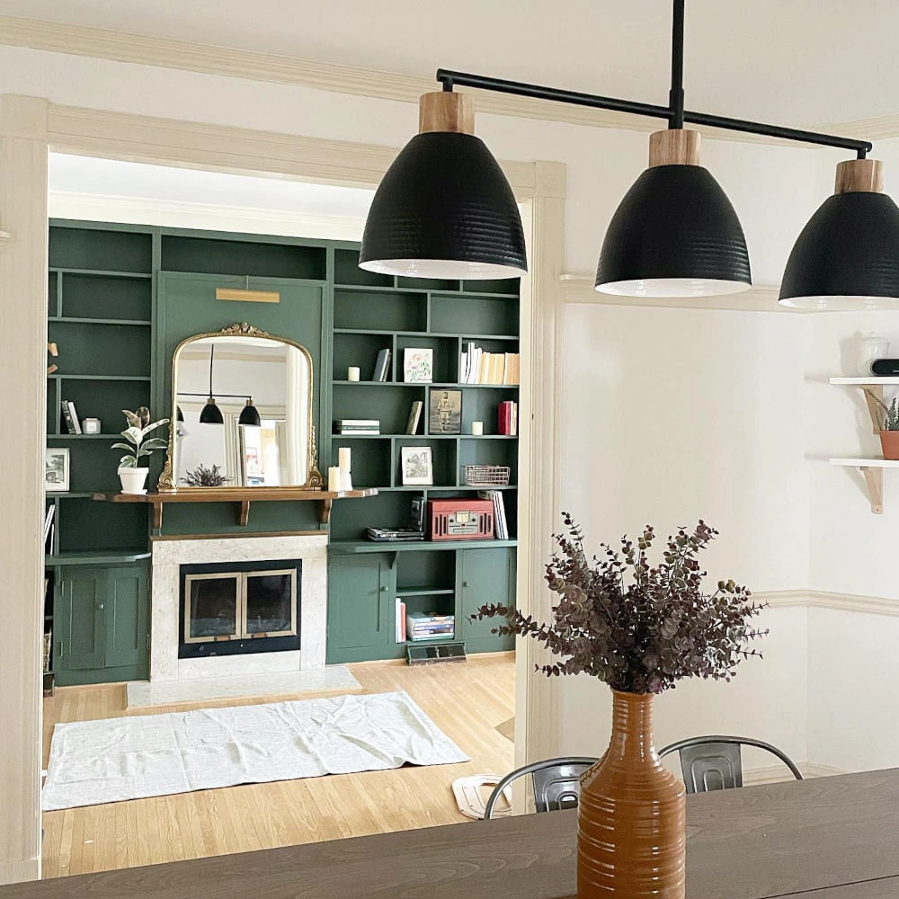 benjamin-moore CC-630 Backwoods в интерьере фото