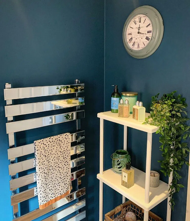 Темно-синяя ванная с цветом краски Dulux 90BG 11/101