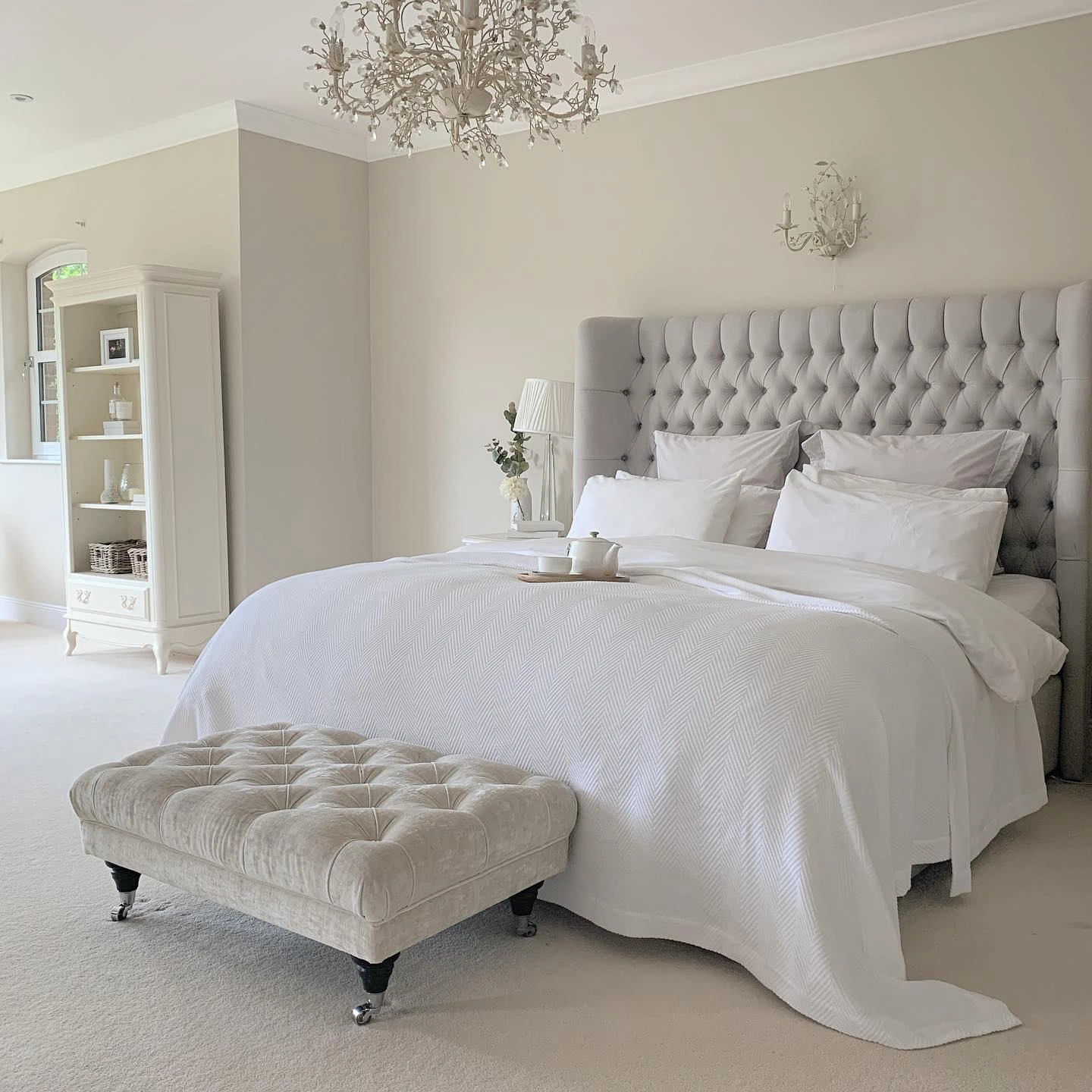 benjamin-moore HC-173 Edgecomb Gray в интерьере фото