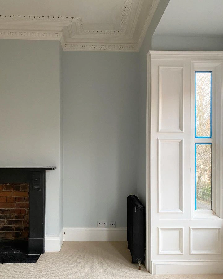 Farrow and Ball 235 Borrowed Light в интерьере фото