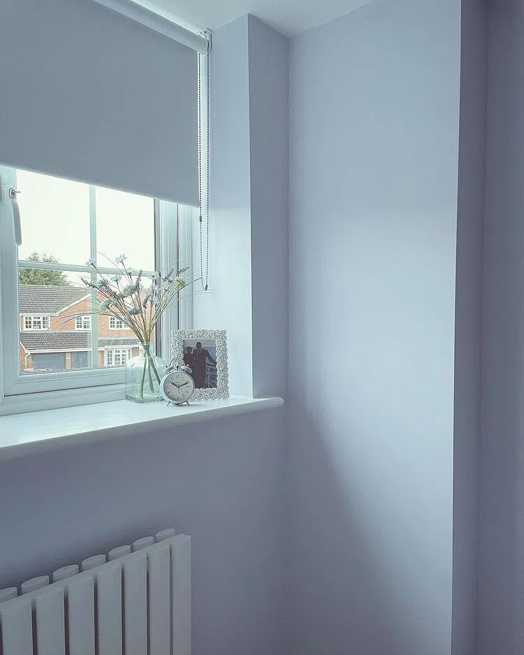 Голубые стены в скандинавском интерьере