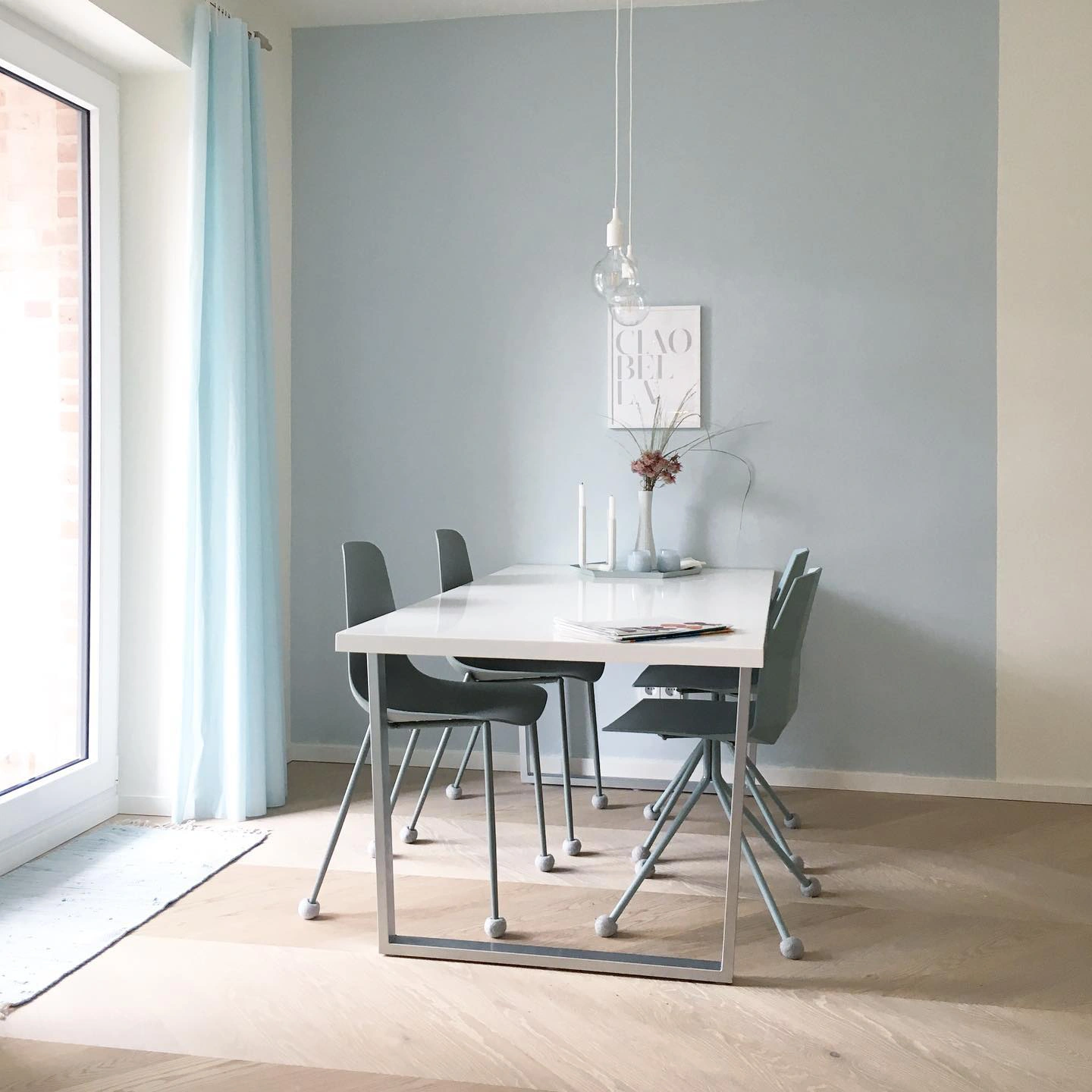 Farrow and Ball 235 Borrowed Light в интерьере фото