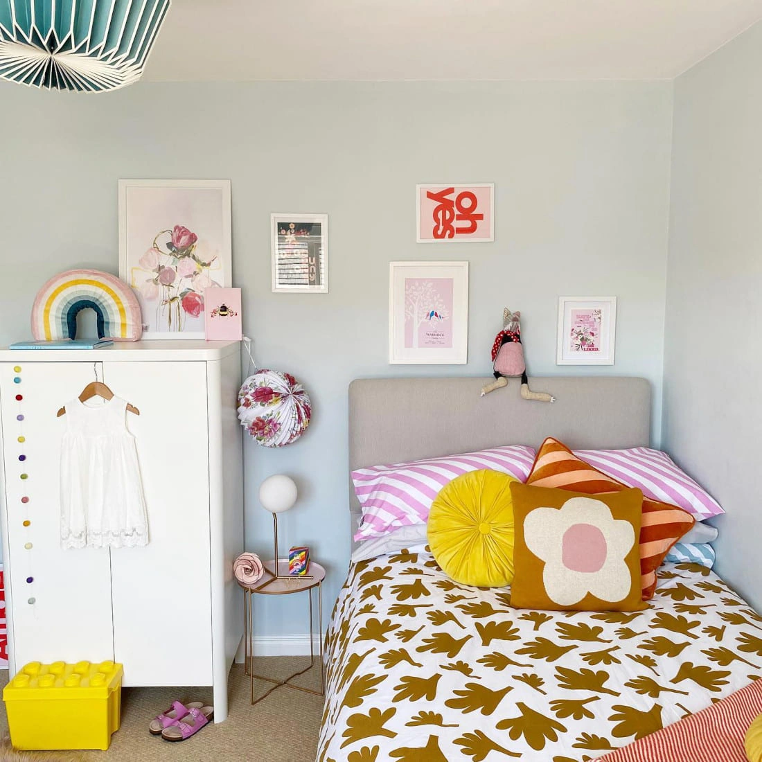 Farrow and Ball 235 Borrowed Light в интерьере фото