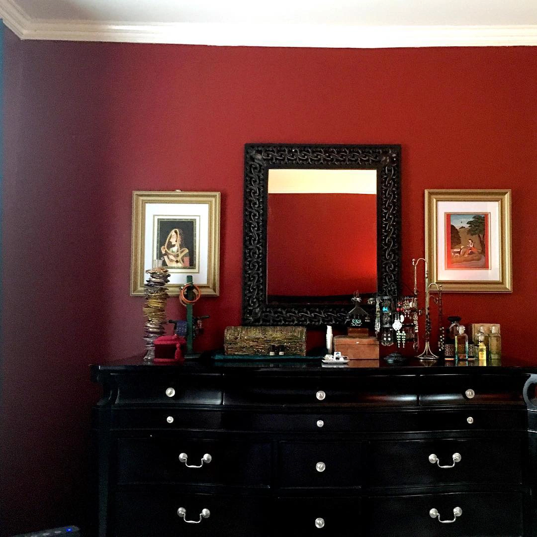 benjamin-moore AF-290 Caliente в интерьере фото