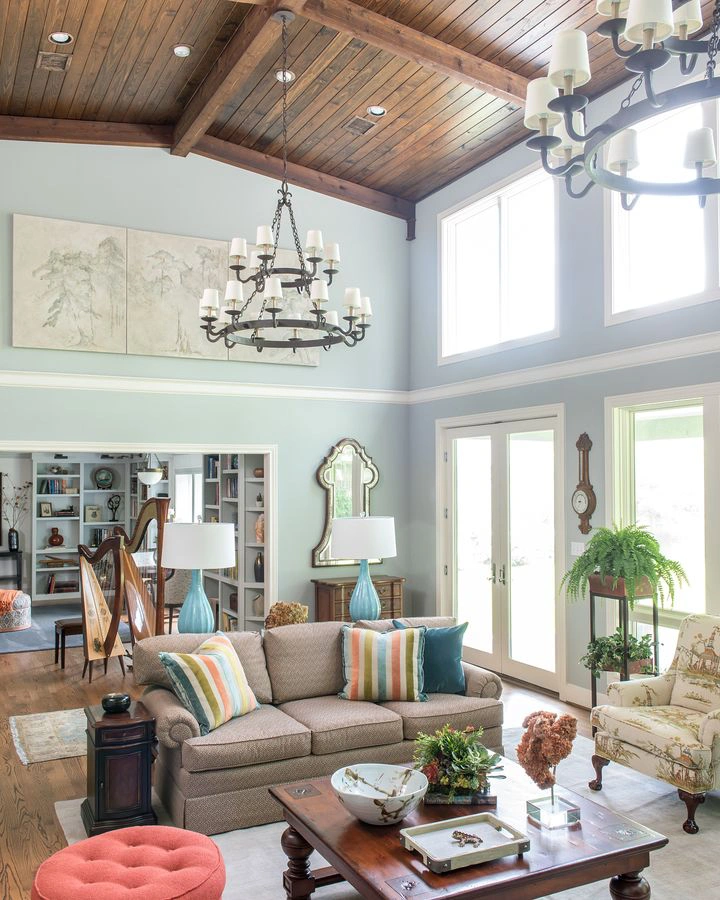 Sherwin Williams SW 6205 Comfort Gray в интерьере фото