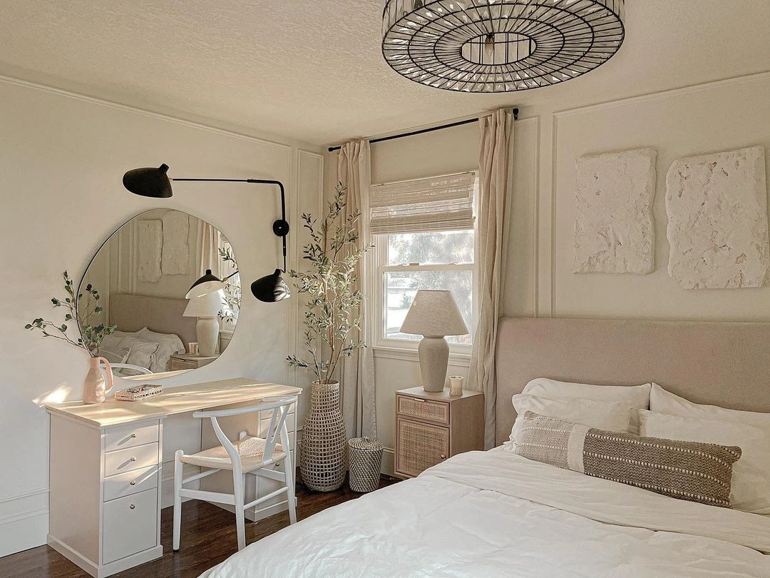 Sherwin Williams SW 7012 Creamy в интерьере фото