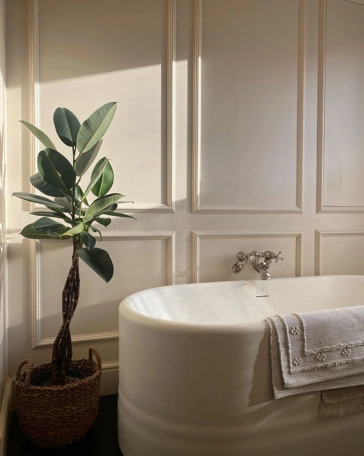 Farrow and Ball 2008 Dimity в интерьере фото