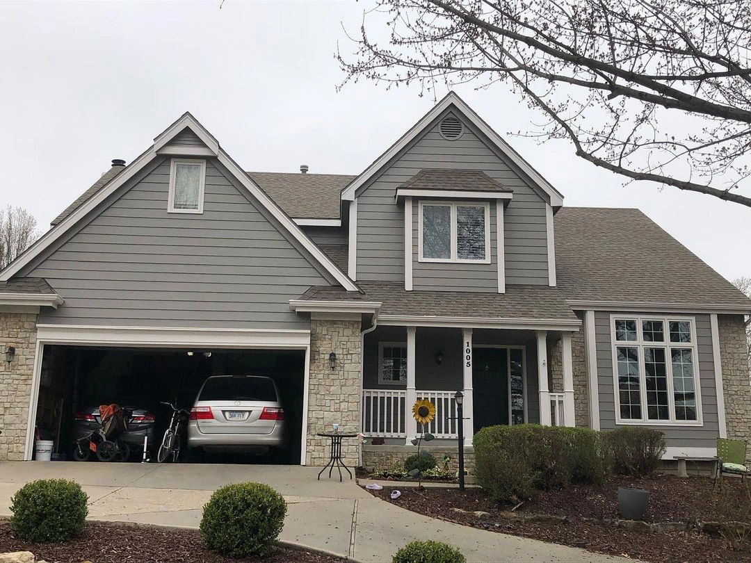 Sherwin Williams SW 7018 Dovetail в интерьере фото