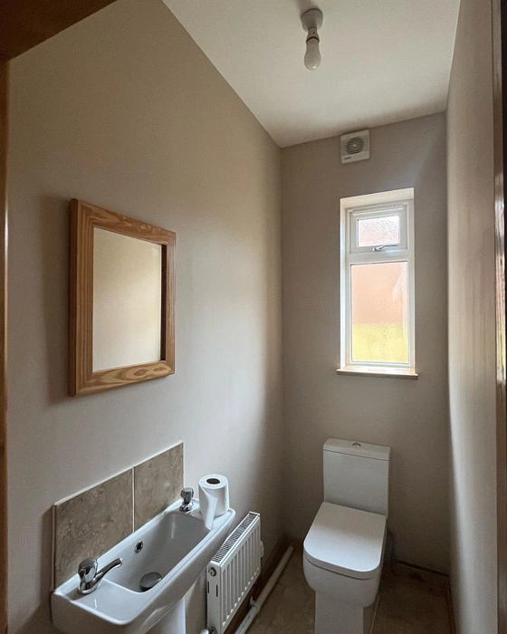 Dulux Soft Maplewood 4 в туалете