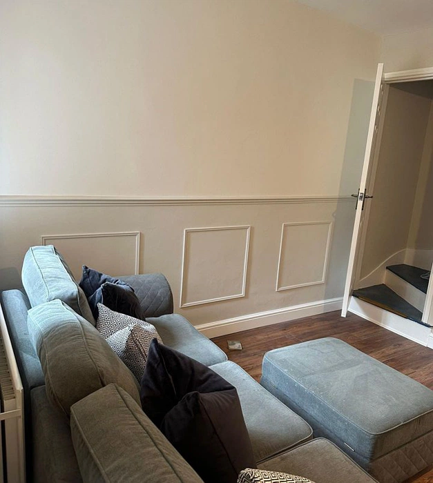 Бежевые настенные панели Dulux Khaki Mists 5