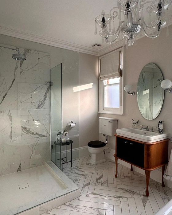 Бежевый цвет Dulux Labrador Sands 6 в ванной