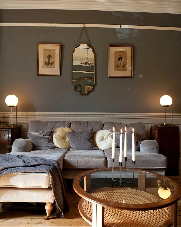 Dulux 00NN 25/000 Urban Obsession в интерьере фото