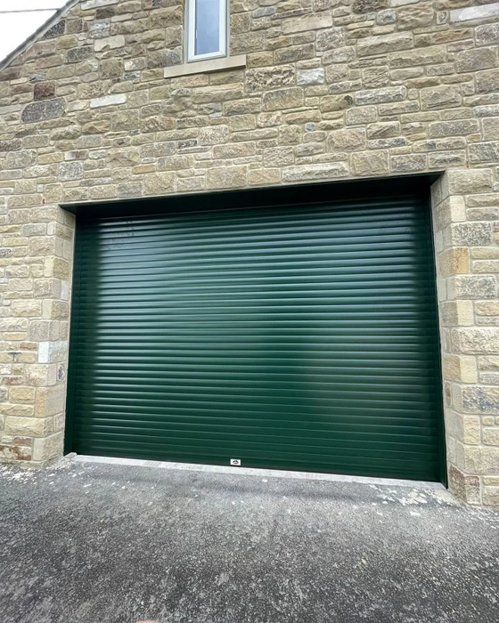 RAL 6009 гаражные ворота