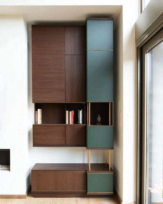 RAL 6009 встроенные шкафы