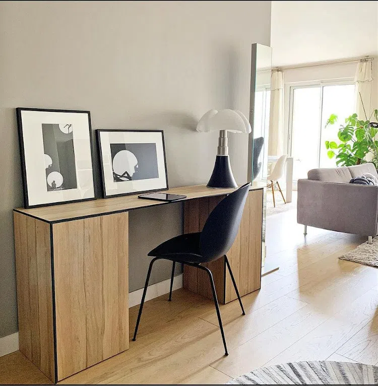 Комната со стеанми Greige Little Greene French Grey Dark