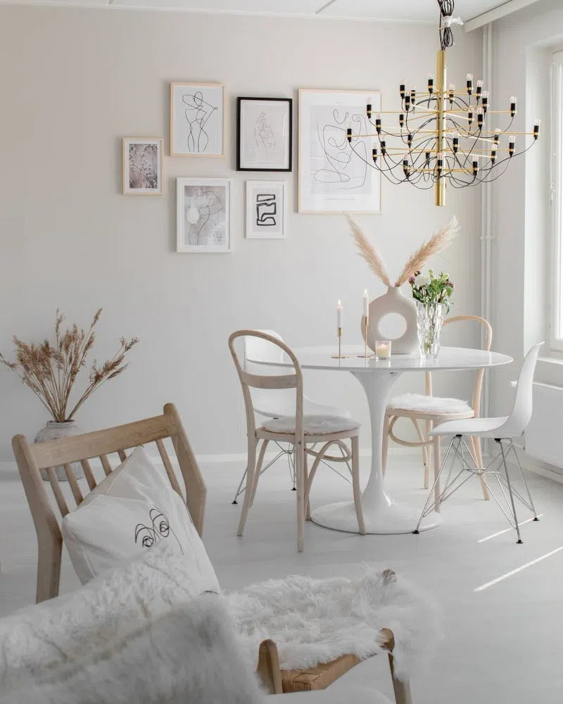 Светлый скандинавский интерьер G486