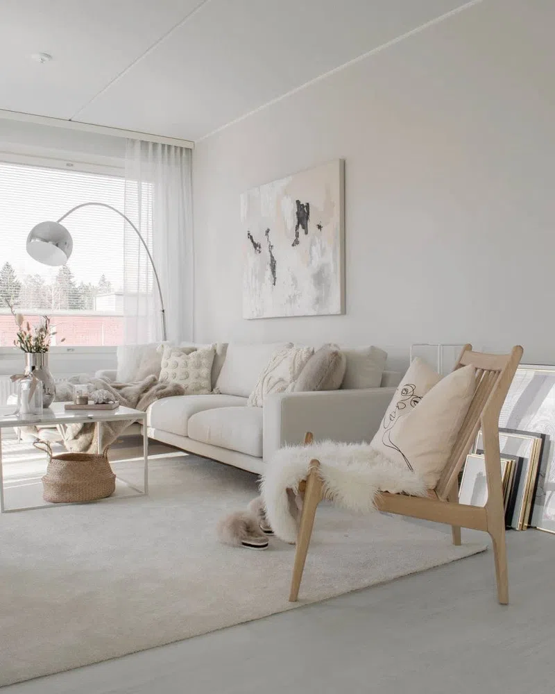 Сканди интерьер с краской Tikkurila G486