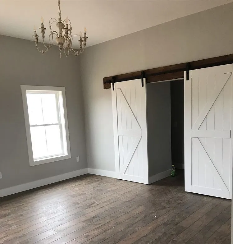 Sherwin Williams SW 0055 Light French Gray в интерьере фото