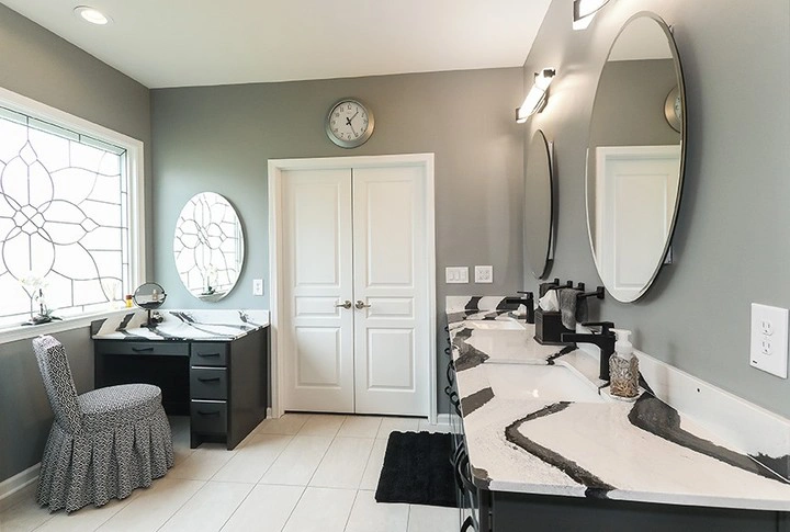 Sherwin Williams SW 7066 Gray Matters в интерьере фото