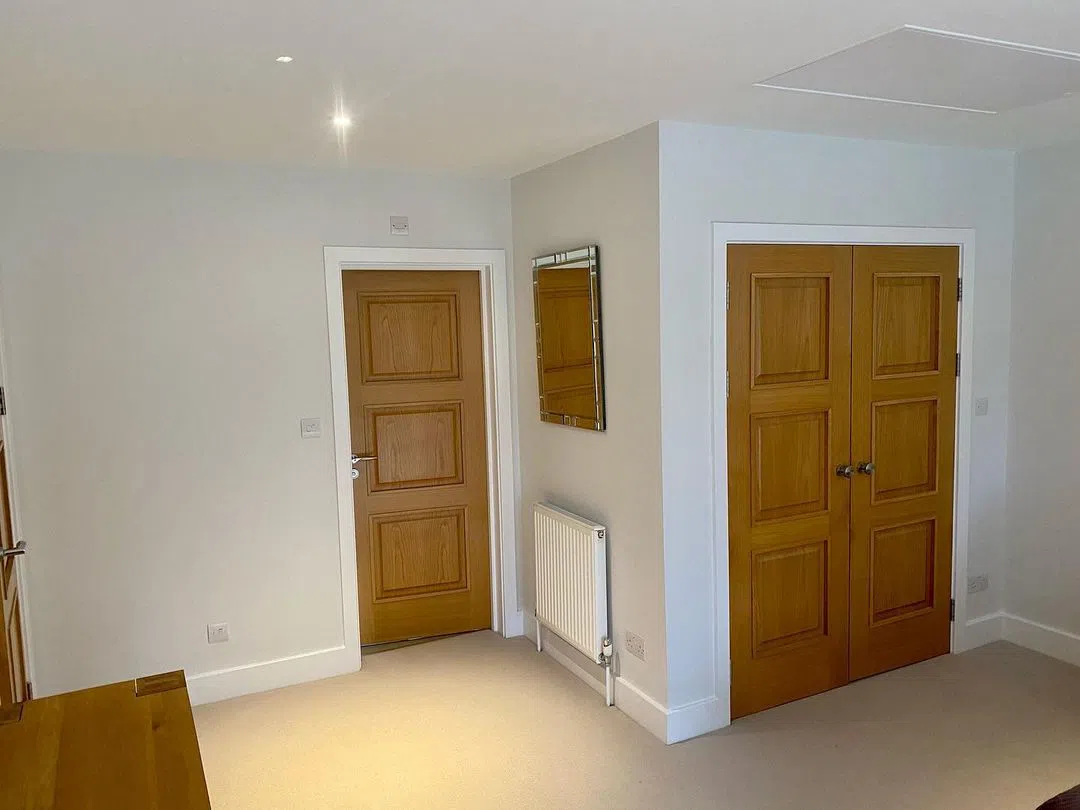 Интерьер в американском стиле со стенами Grey Steel 4