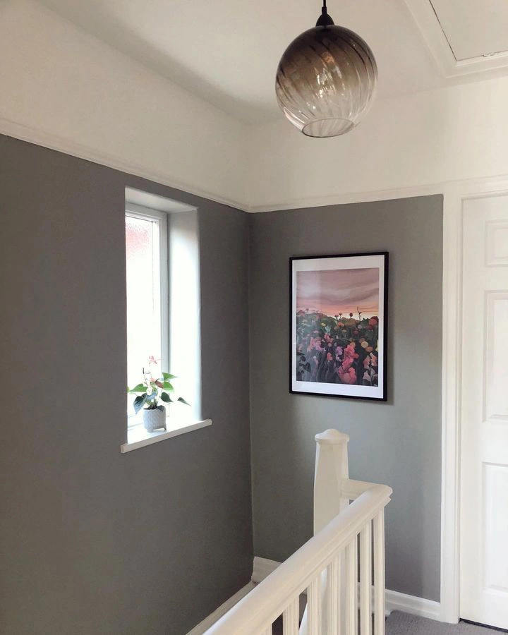 Little Greene 291 North Brink Grey в интерьере фото