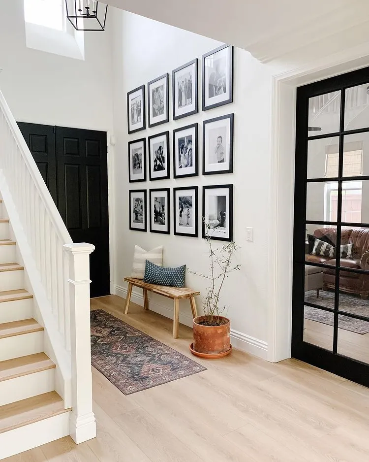 Sherwin Williams SW 7008 Alabaster в интерьере фото