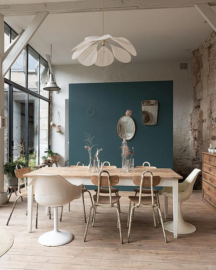 Интерьер в деревенском стиле с Harley Green Little Greene