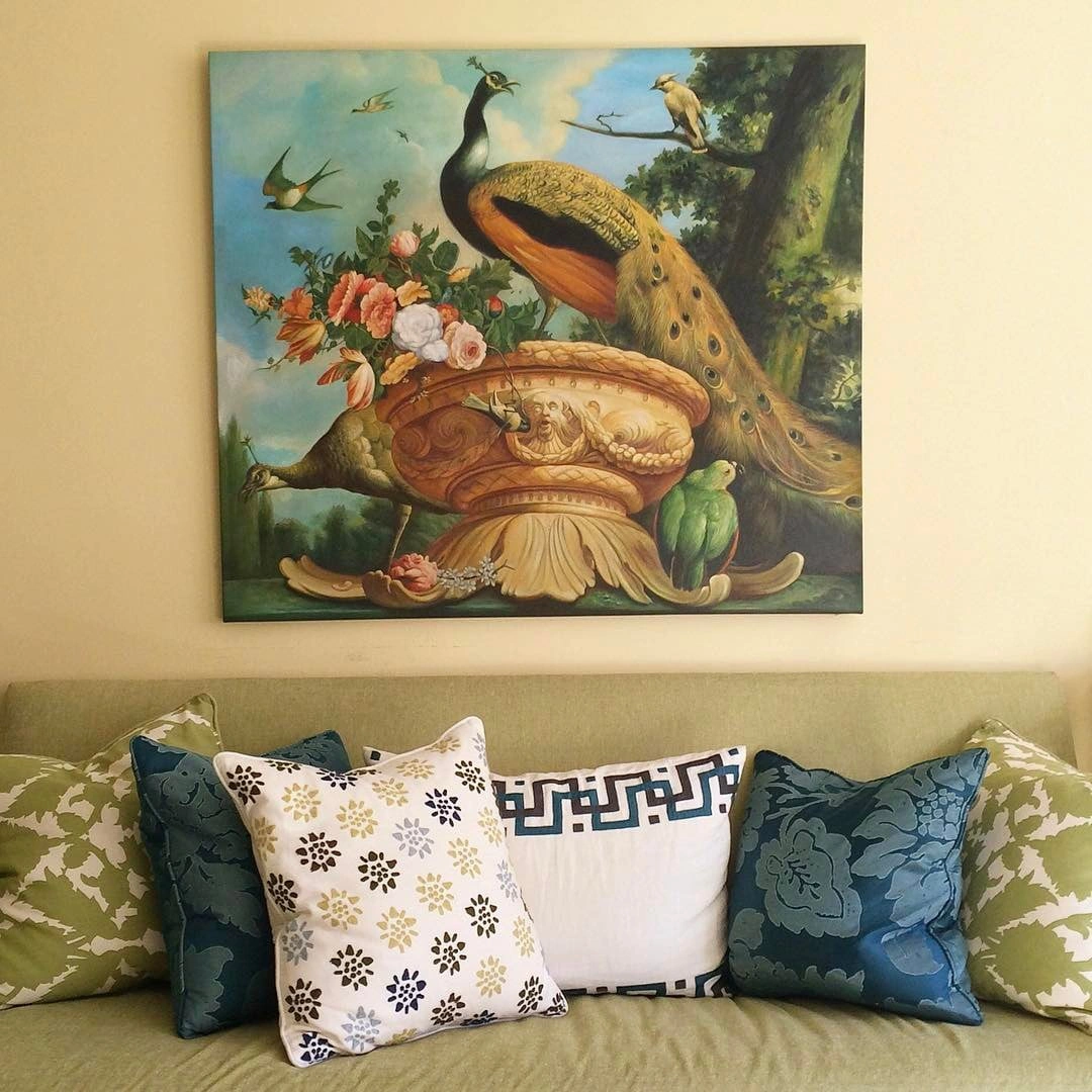 Benjamin Moore HC-4 Hawthorne Yellow в интерьере фото