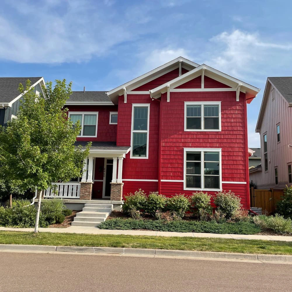 benjamin-moore AF-290 Caliente в интерьере фото