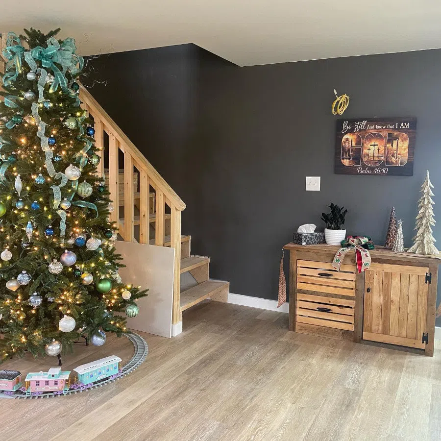 Benjamin Moore Kendall Charcoal в интерьере фото