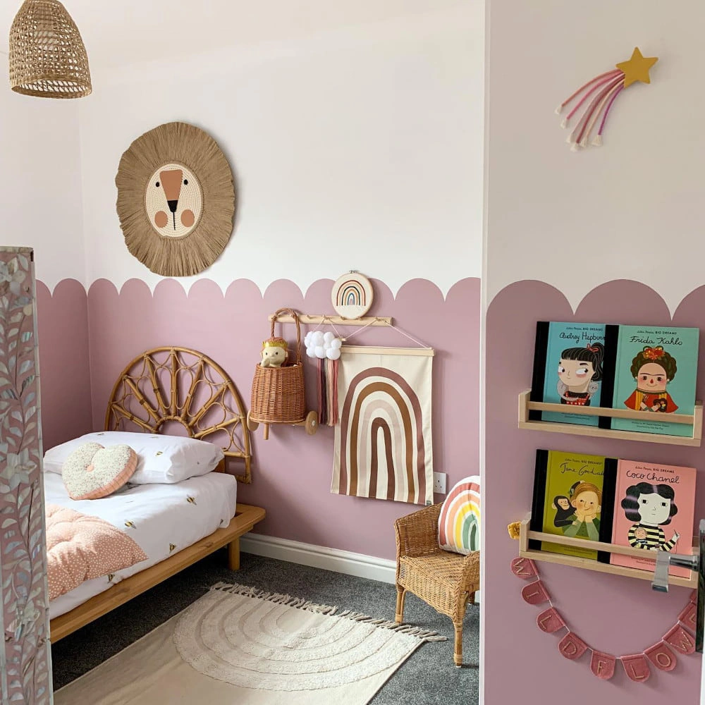 Farrow and Ball 246 Cinder Rose в интерьере фото
