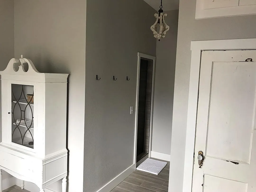 Sherwin Williams SW 0055 Light French Gray в интерьере фото