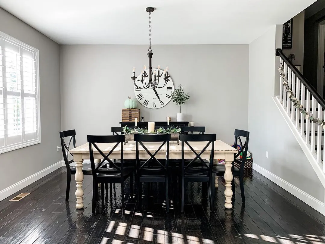 Sherwin Williams SW 0055 Light French Gray в интерьере фото