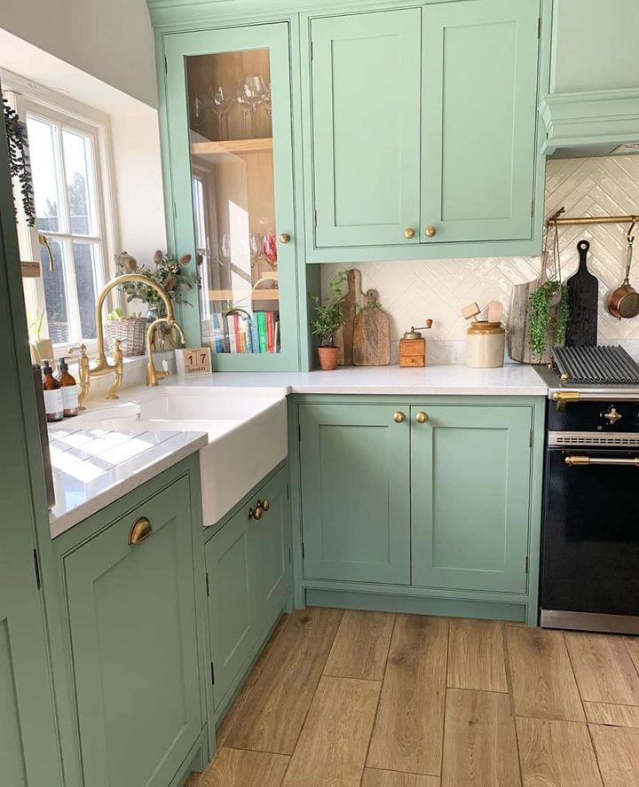 Little Greene Aquamarine - Deep 198 кухня