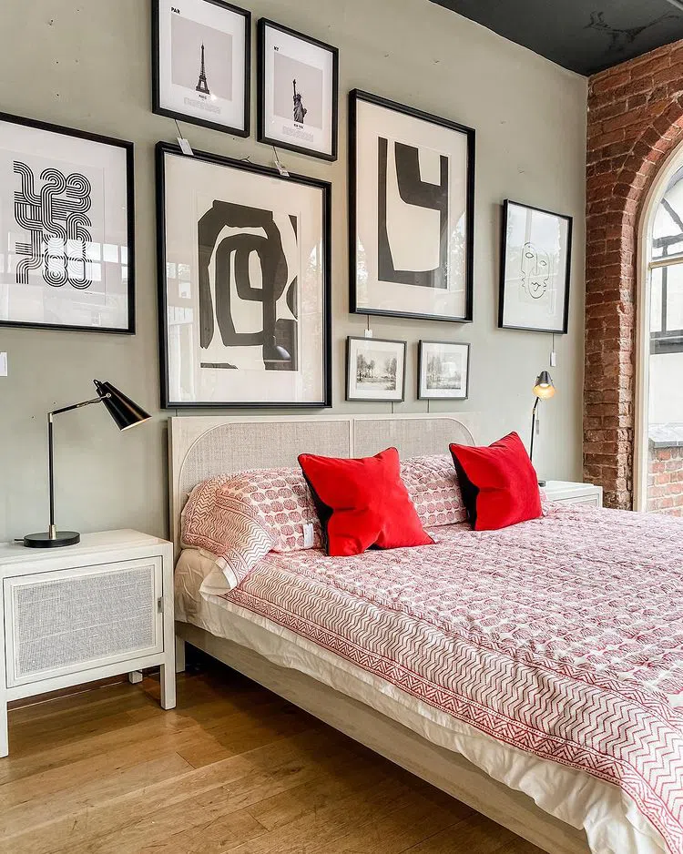 Лофт интерьер с серым Hardwick White 5 фото