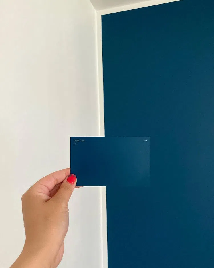 Темно-синяя краска для стен Tikkurila M436