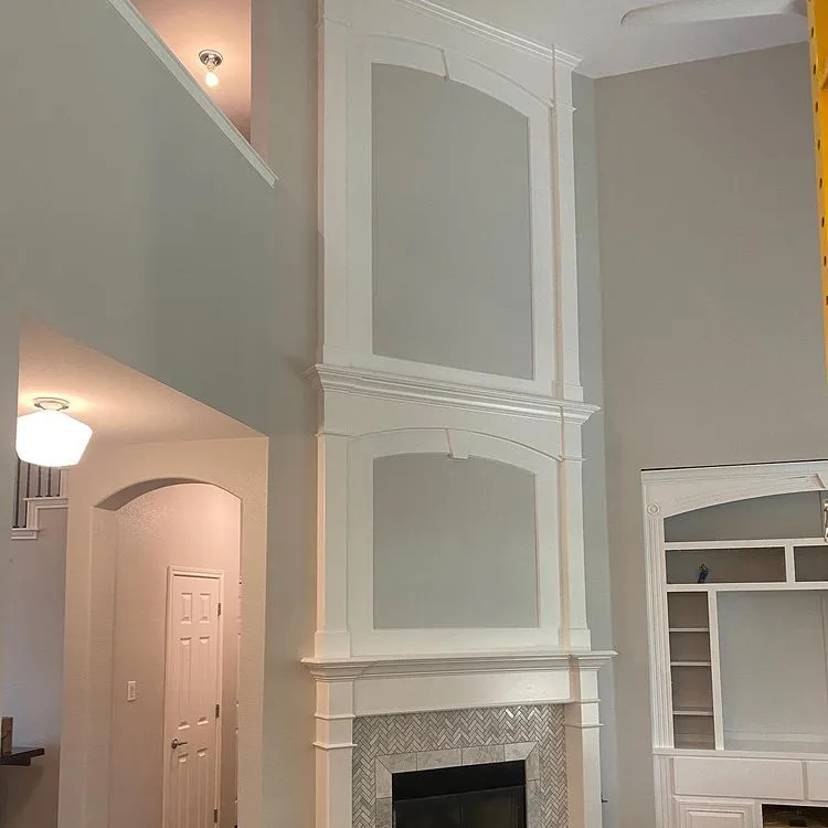 Sherwin Williams SW 7647 Crushed Ice в интерьере фото