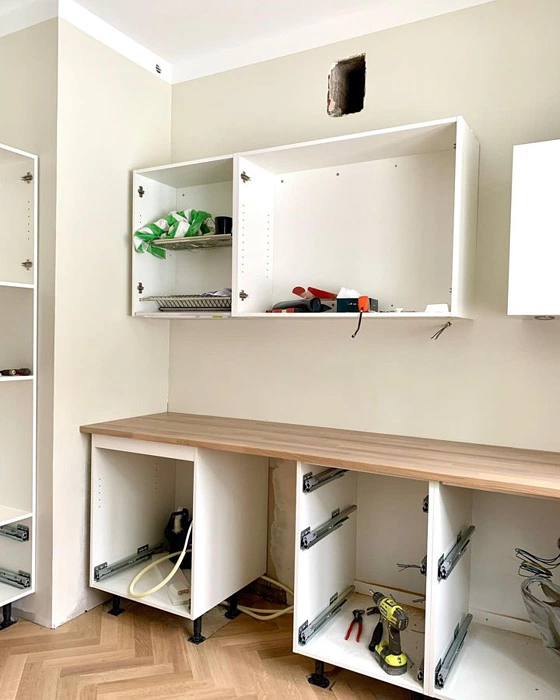 Tikkurila Мерино Y458 цвет стен на кухне