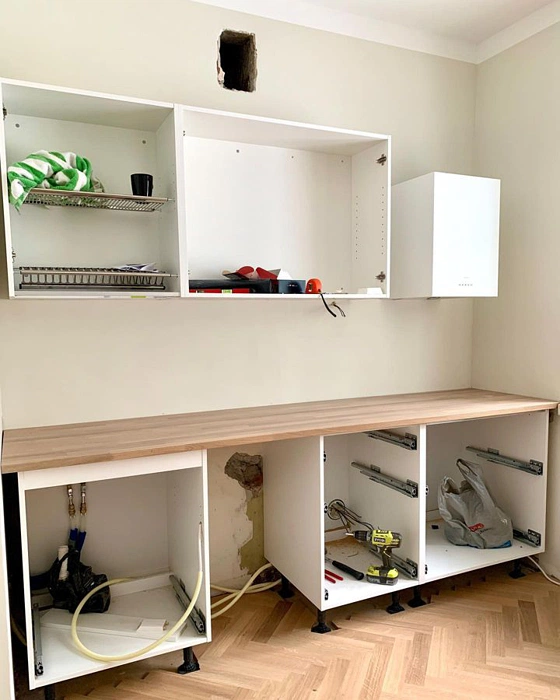 Tikkurila Мерино цвет стен на кухне