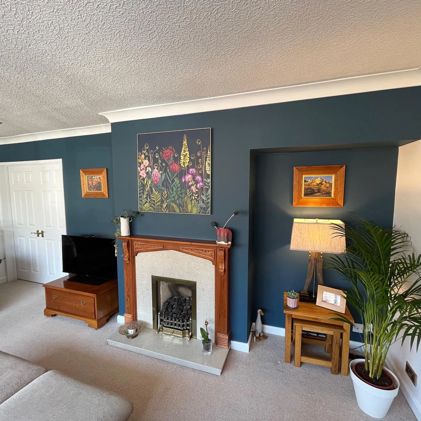 Викторианский интерьер Midnigth Teal Dulux