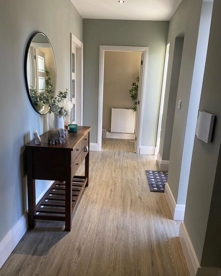 Farrow and Ball 266 Mizzle в интерьере фото