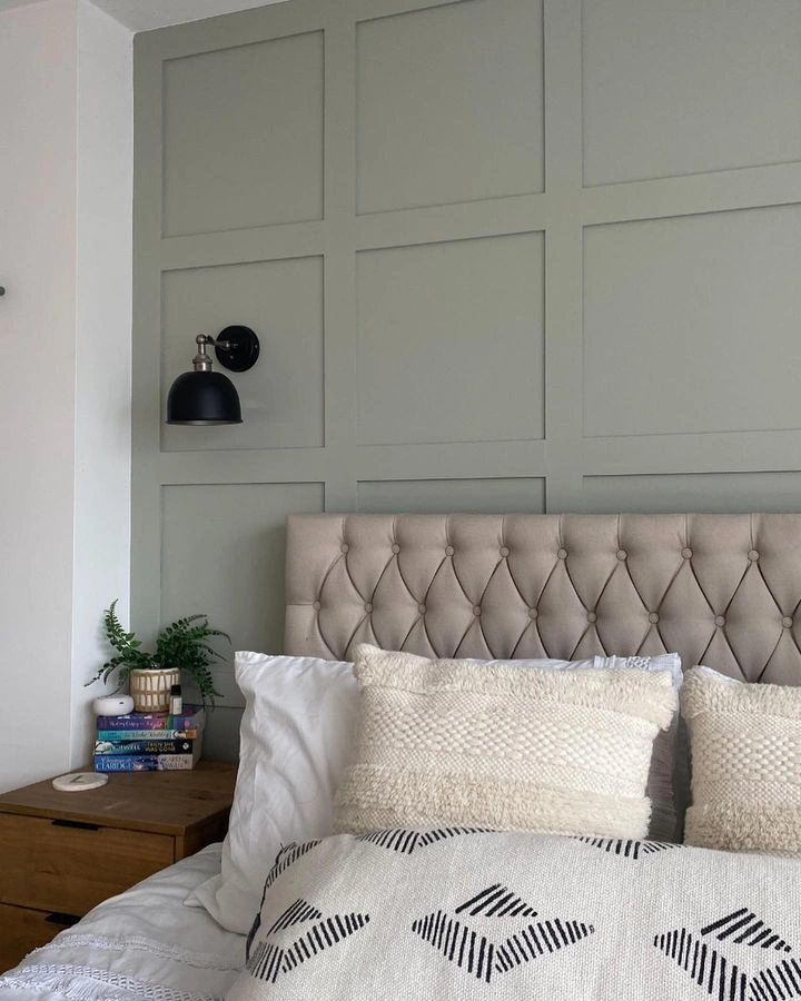 Farrow and Ball 266 Mizzle в интерьере фото