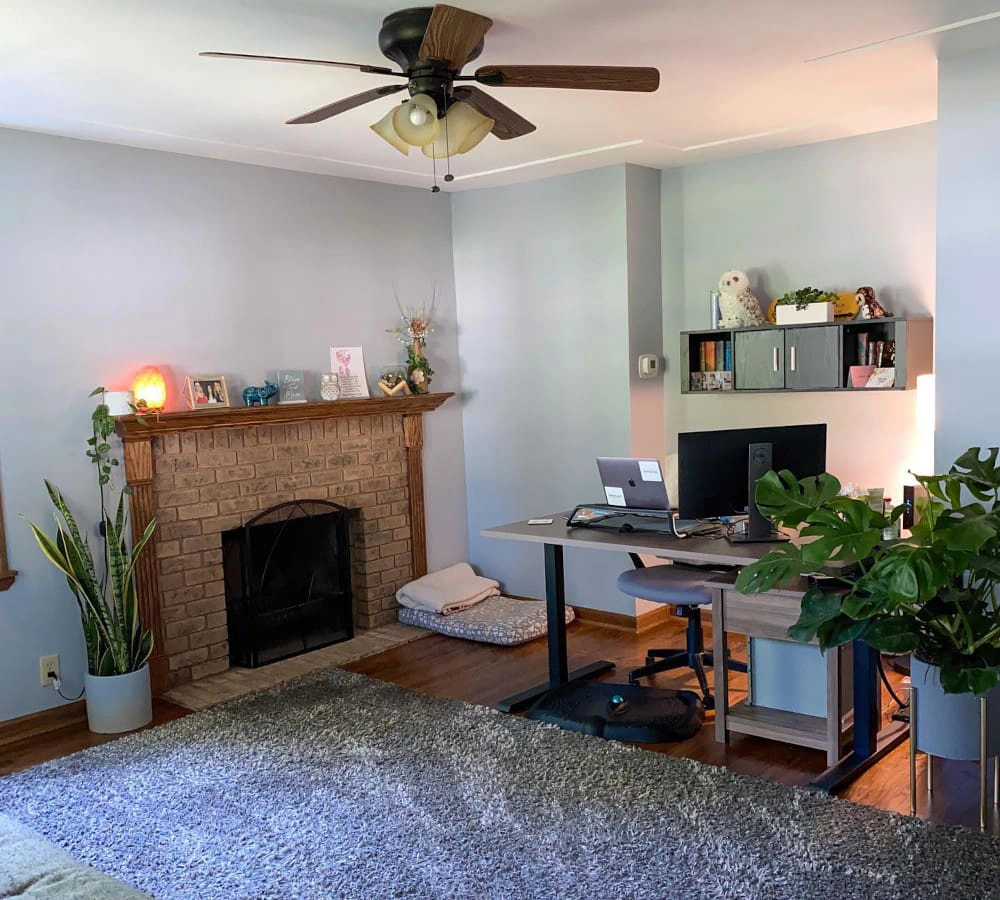 Sherwin Williams SW 6246 North Star в интерьере фото