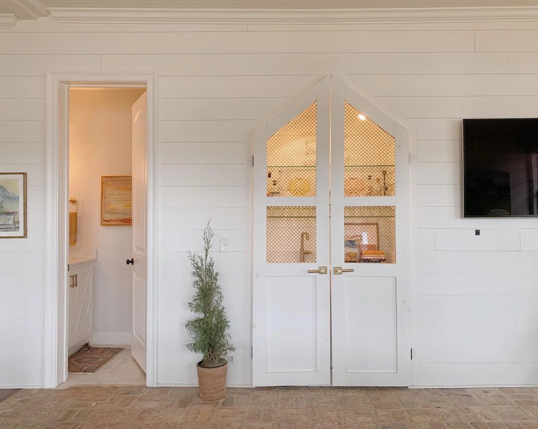 benjamin-moore OC-17 White Dove в интерьере фото