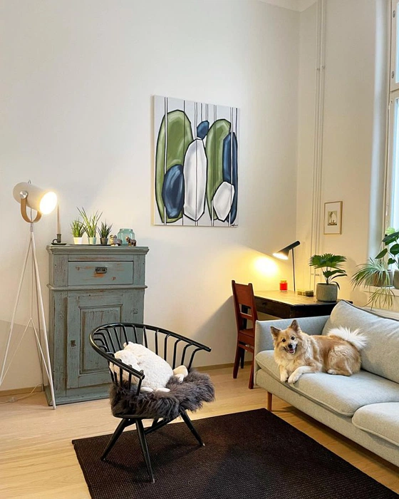 Tikkurila Пар G497 в гостиной