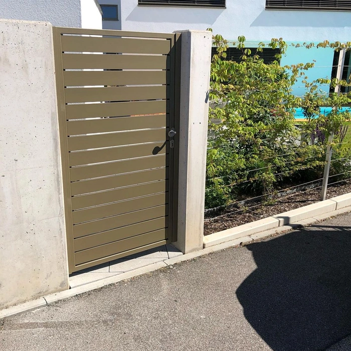 RAL Classic 1035 на калитке